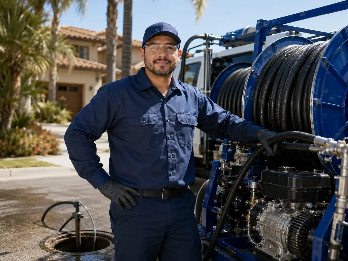 Hydro jet sewer cleaning in Mill Valley